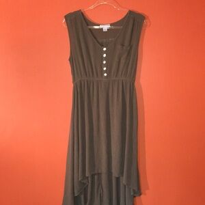 Cotton On Sleeveless Olive Green Sun Dress Woman’s Size Large 10/12